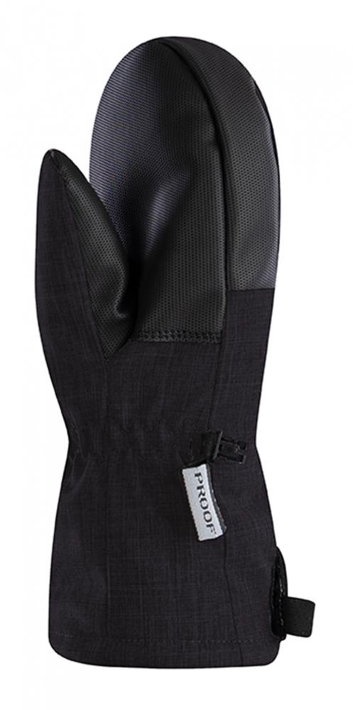 CHIBA Kids Basic Mitten - wasserdichte Kinder Fahrradhandschuhe schwarz Größe II