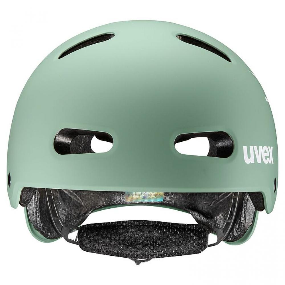 uvex kid 4 style bam moss green-papaya matt | 55-58