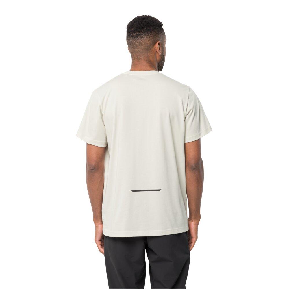 Jack Wolfskin Bike Commute T M Synthetic Fiber T-Shirt Shortsleeve silver cloud Größe L
