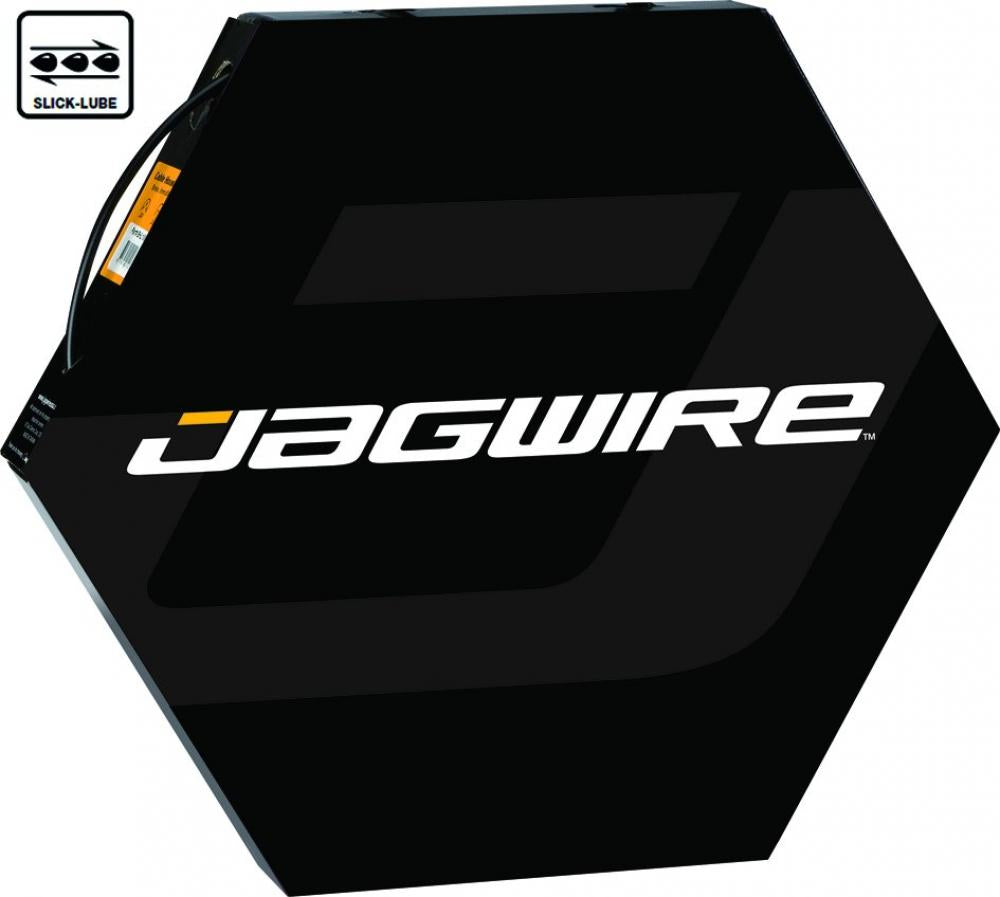 Jagwire Schaltzugaußenhülle LEX 4 mm x 50 m Schwarz - zuverlässige Schaltperformance in Werkstattbox