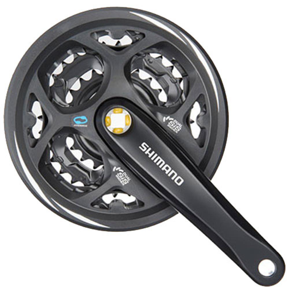 SHIMANO Kurbelgarnitur ALTUS FC-M311 - 7-fach, 8-fach, 175 mm, 48-38, 28 Zähne