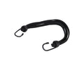 XLC 4-fach Spanngummi RP-X04 10x450/650mm schwarz mit 2 Haken - elastisch, robust, ideal für Fahrrad-Gepäckträger