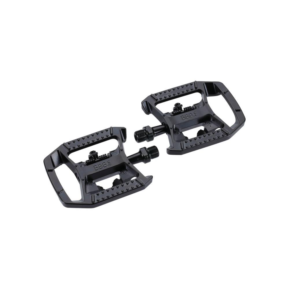BBB Cycling BBB Pedale Dual Choice schwarz One Size schwarz - vielseitiges Kombipedal für Klick- und Stradenschuhe