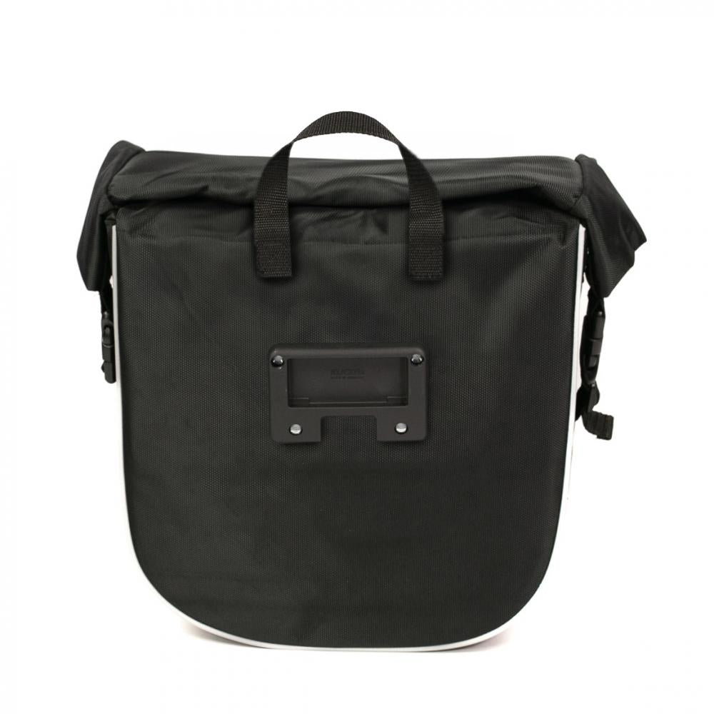 Haberland Frontträger-Tasche eMotion schwarz - stabile Lenkertasche mit Rollverschluss