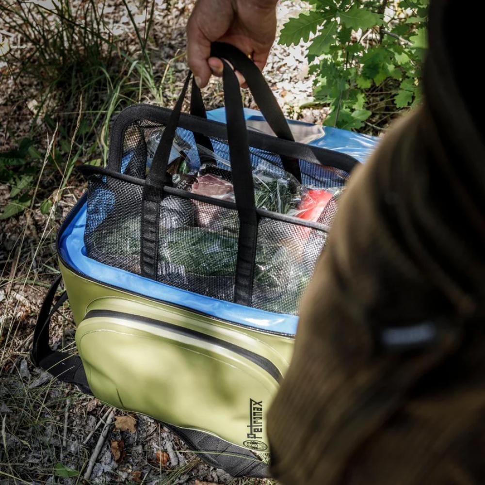 Petromax Netzeinsatz für Kühlrucksack 22 Liter - Einsatzkorb aus strapazierfähigem Mesh-Material, schwarz