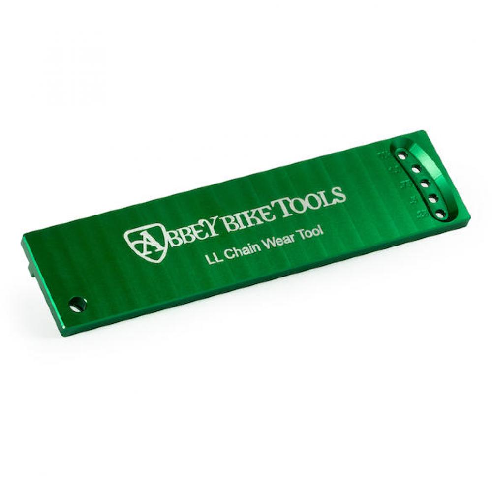 Abbey Tools Kettenverschleißlehre LL Chain Wear Standard Grün - präzise Kettenverschleißmessung