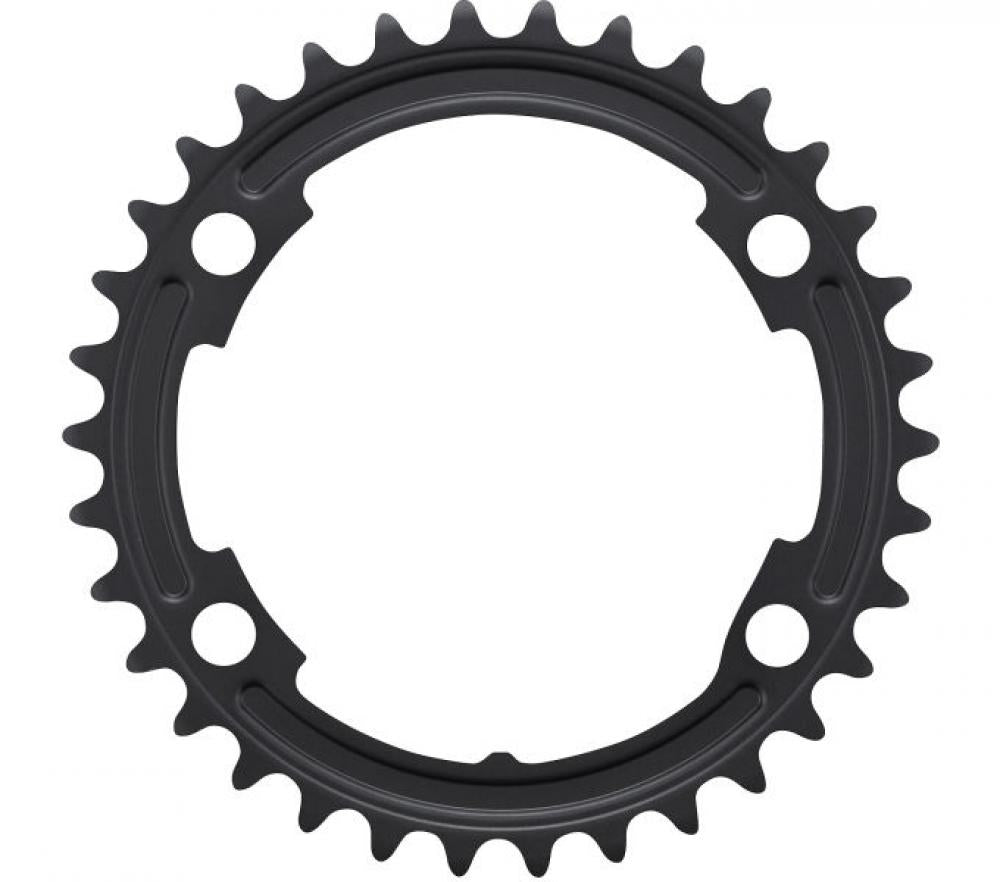 SHIMANO Kettenblatt 105 FC-R7000 34 Zähne Schwarz - präziser Antrieb für sportliche Rennräder