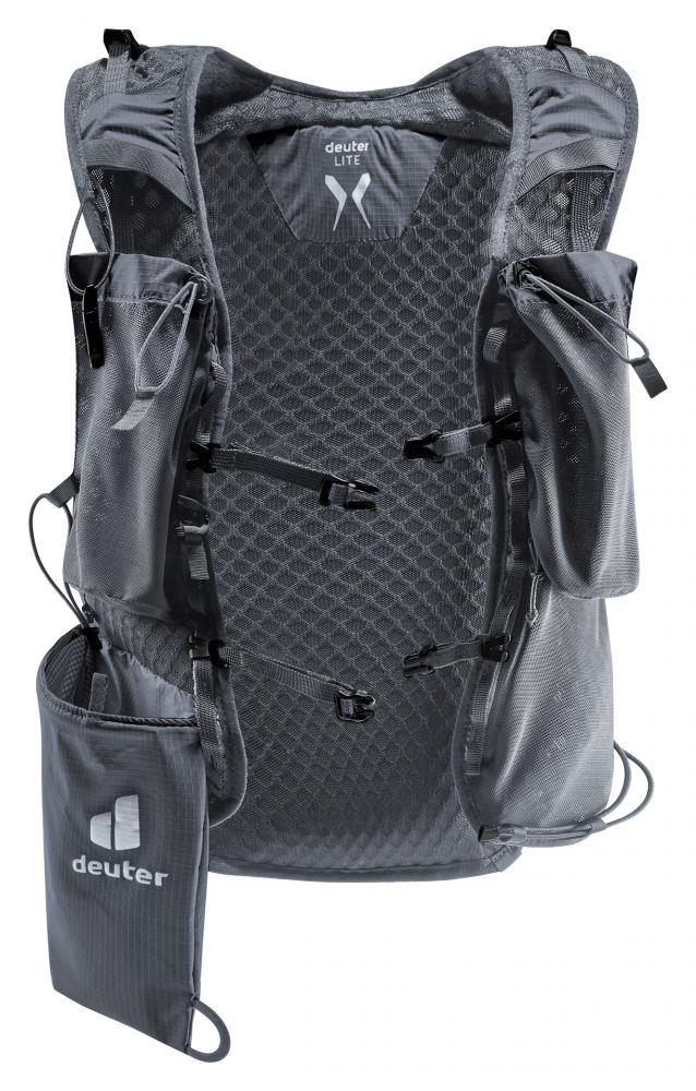 Deuter Ascender 13 Trailrunning-Rucksack 13 Liter Schwarz - Ultraleicht für Trail Runner
