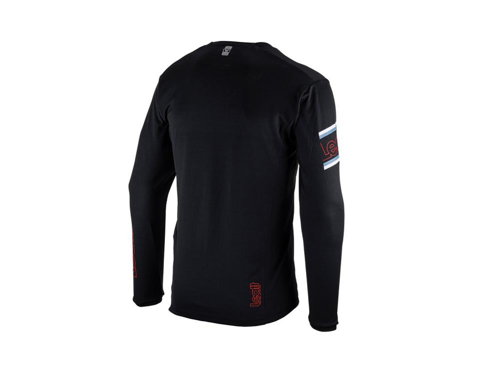 Leatt MTB Enduro 4.0 Jersey Langarmtrikot M Schwarz - IceYarn Belüftung