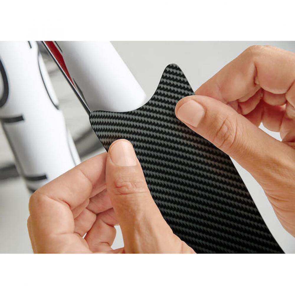Luxshield Lackschutzfolie Bike Universal Universal Schwarz - robuster Rahmenschutz für dein Fahrrad