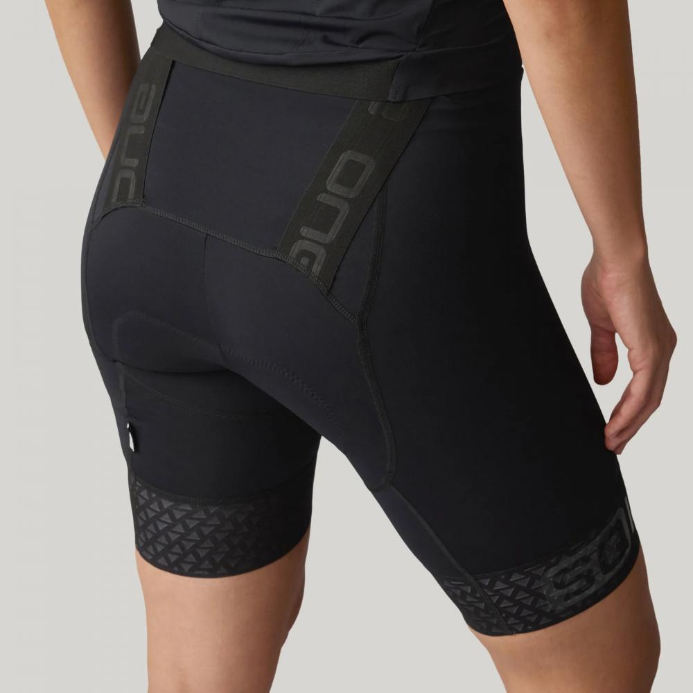 SQlab Shorts ONE12 2.0 Damen Fahrradhose - Größe 42/XL - Schwarz/Grau