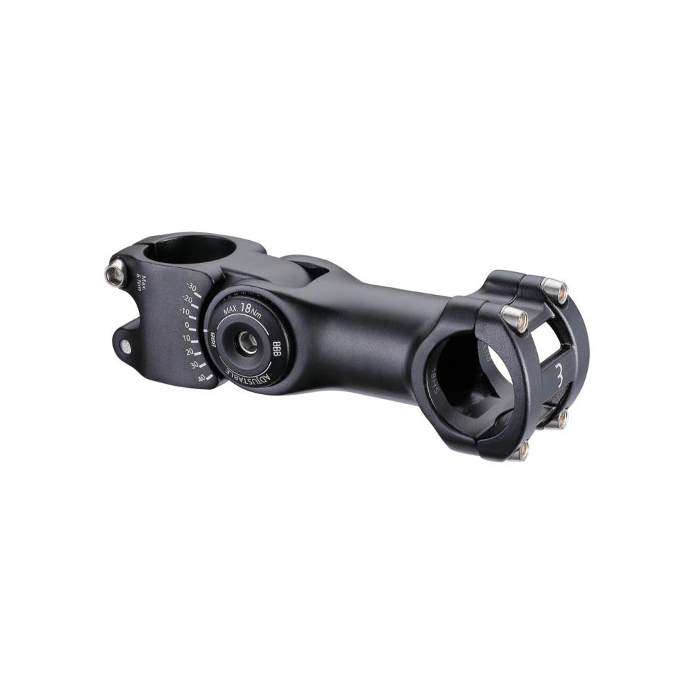 BBB Cycling Vorbau einstellbar HighSix 31.8 130mm schwarz - komfortable Lenkeranpassung