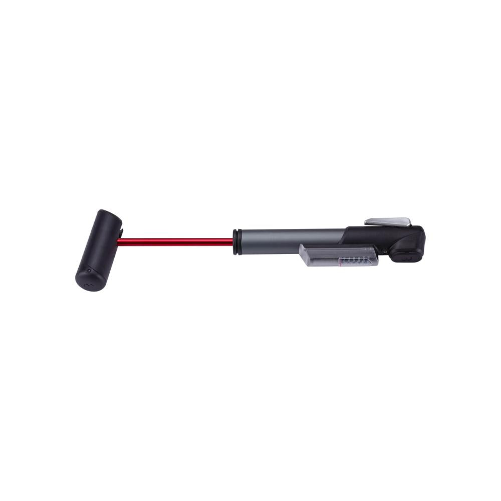 BBB Cycling BBB Minipumpe WindGun S 250mm S grau - kompakte Luftpumpe mit Druckanzeige