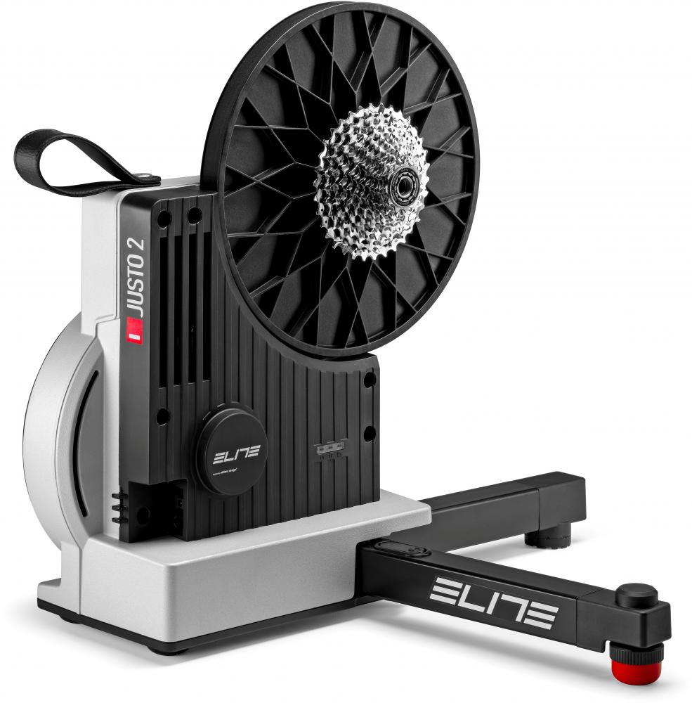 ELITE Rollentrainer Justo 2 - interaktiver Smart-Trainer mit 12-fach Kassette