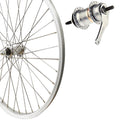 Roland Hinterrad 24" Nexus 3 silber Hohlkammer Aluminium RBN Zubehör