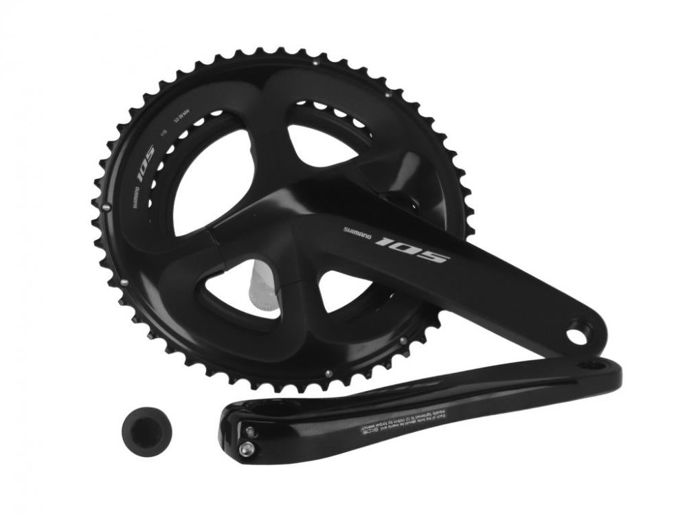 Shimano Kurbelgarnitur 105 FC-R7000 53/39 175 mm - steife 11-fach Hollowtech-II-Kurbel