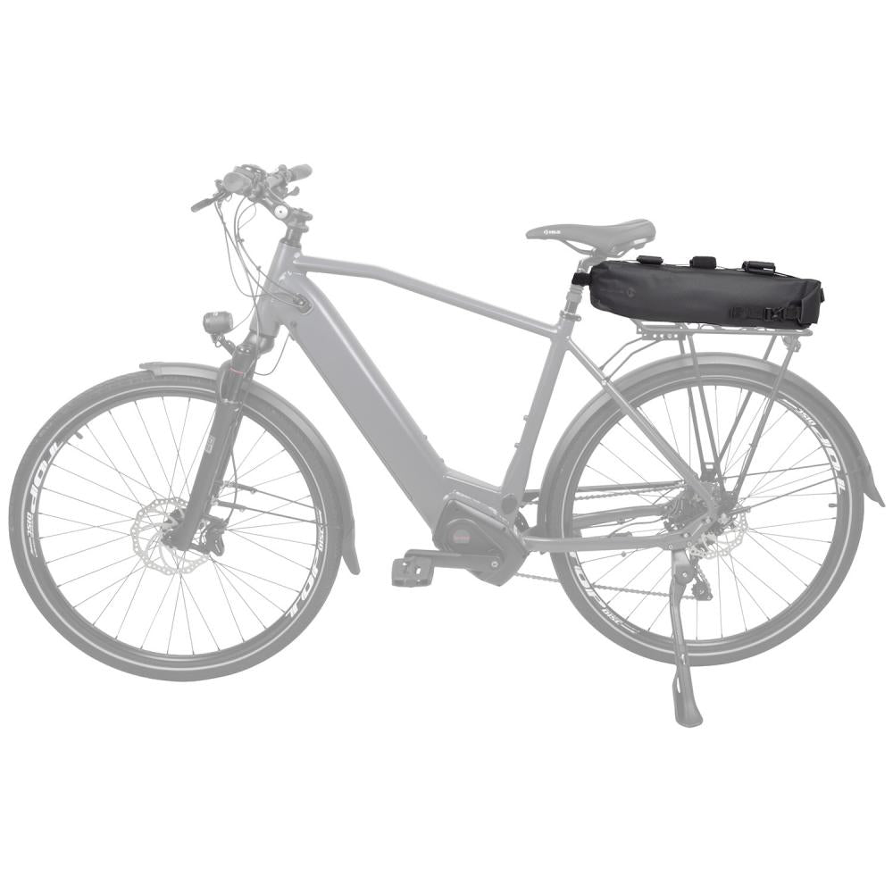M-WAVE Rough Ride B E-Bike Akku Schutzhülle 7 Liter schwarz - wasserdichtes Ripstop-Gewebe - für E-Bike Akkus Unterrohrakkus