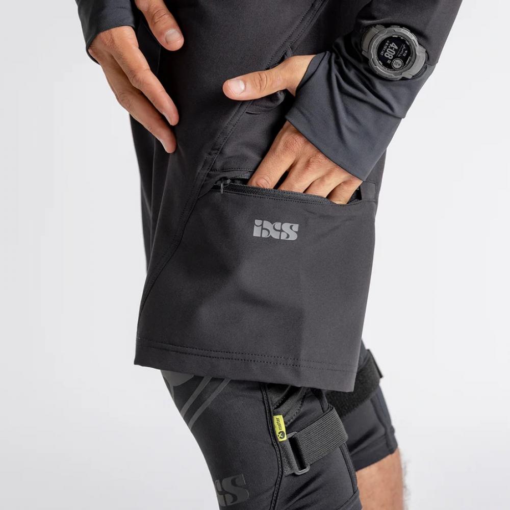 IXS Sports Division iXS Carve Digger Shorts M black - robuste Trail-Shorts mit Stretchkomfort