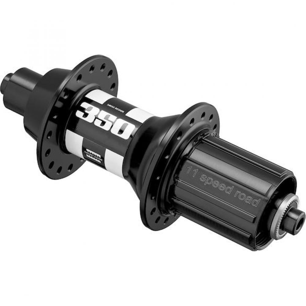 DT Swiss Nabe Road HR 350 Classic 24 Loch schwarz - zuverlässige Hinterradnabe mit Ratchet