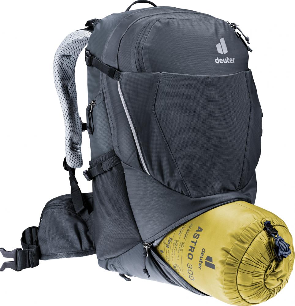 Deuter Trans Alpine 22 SL Fahrradrucksack 22L Schwarz - Damen-Mehrtagesrucksack für alpine Touren & MTB