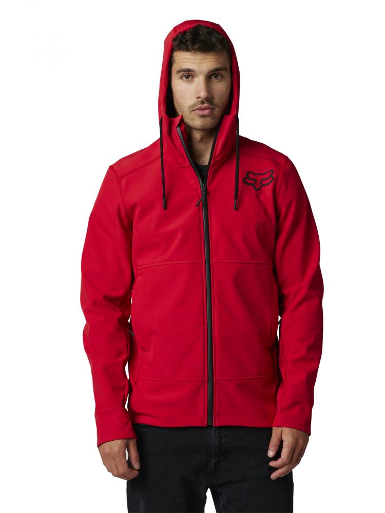 Fox wasserdichte Softshell-Pitjacke Flame Red Größe S