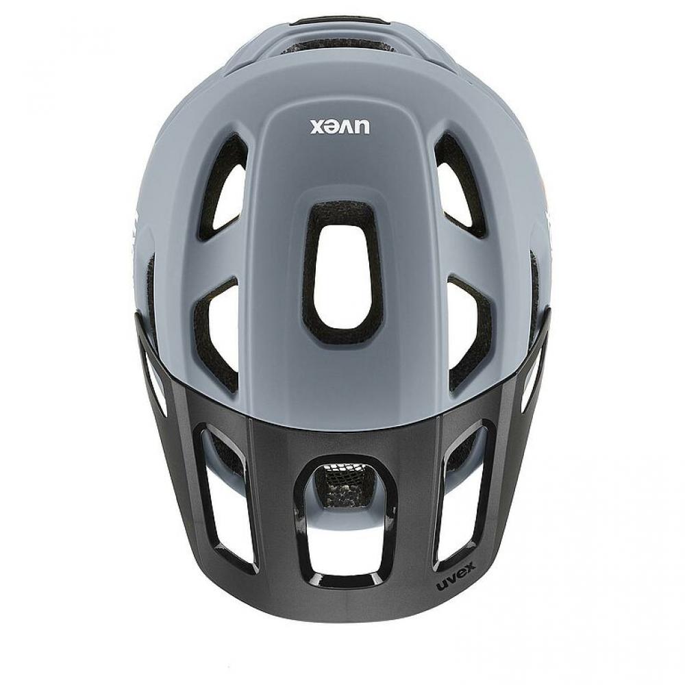 Uvex React MTB-Helm rhino-apricot peach matt 52-56cm, Double Inmould, IAS 3D, Monomatic, EN1078