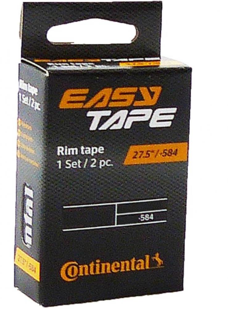 Continental Felgenband EasyTape 26mm, 26-584, 2 Stück, bis 8 bar, pannensicher, einfach zu montieren, ideal für MTB und E-Bikes, schwarz