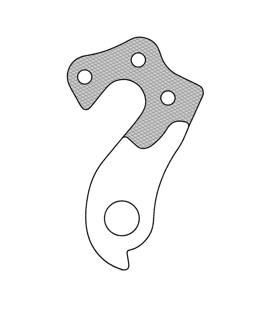 Marwi GH-271 Schaltauge für Bergamont und Boardman inkl. Schrauben