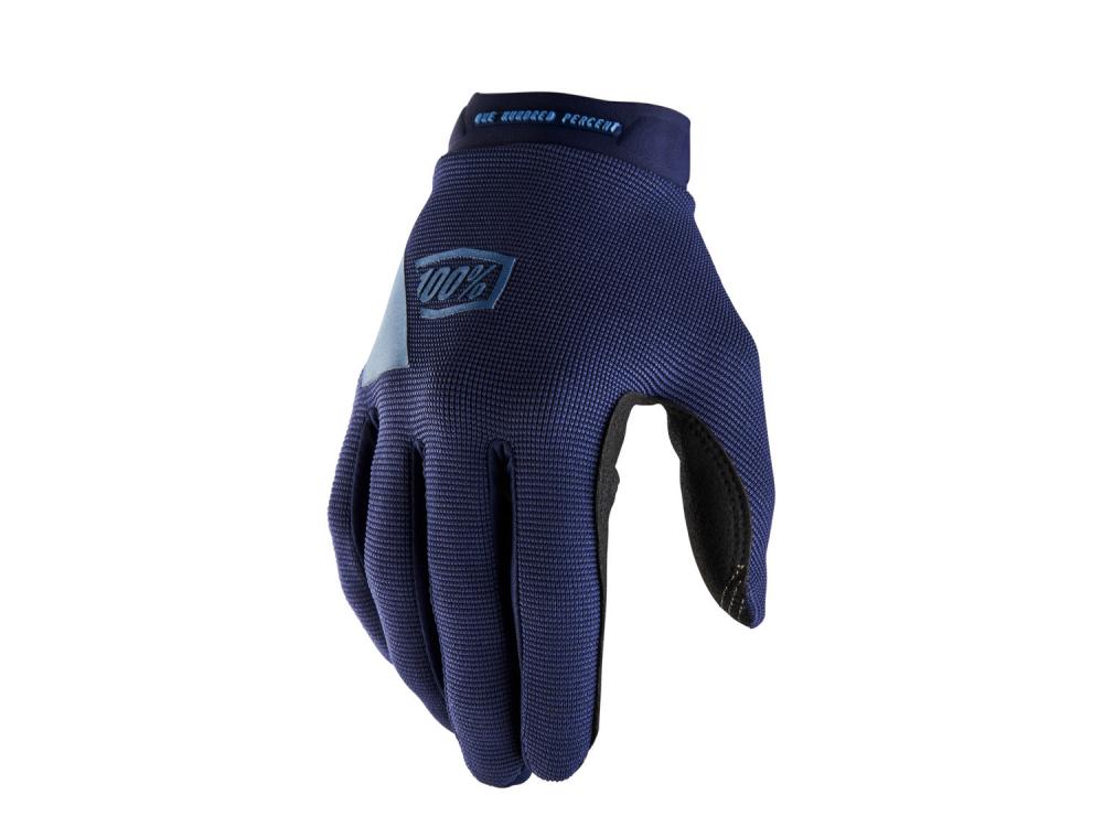 100% Ridecamp Women's Gloves XL Navy/Slate - komfortabler MTB-Handschuh mit Touchscreen-Funktion