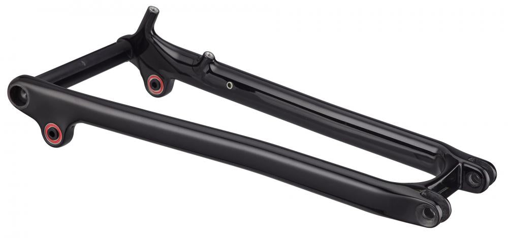 CARBON STS MY21 SJ EVO - Mountainbike Hose - CARBON FRAME CARBON SEATSTAY 12X148MM SHORT FOR S1-S4 - GLOSS BLACK/WHITE - Carbonrahmen