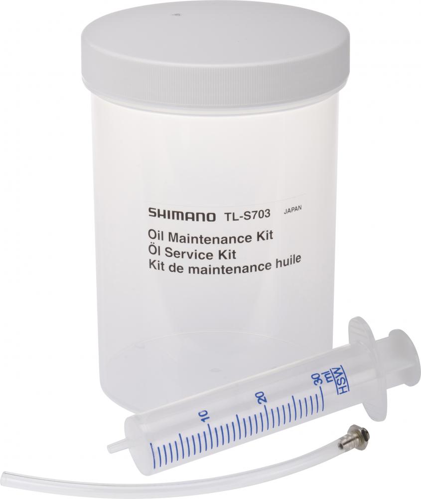 SHIMANO TL-S703 BEHÄLT.+SPRITZE ALFINE Wartung-Set - Servicekit für Alfine Hydrauliksysteme