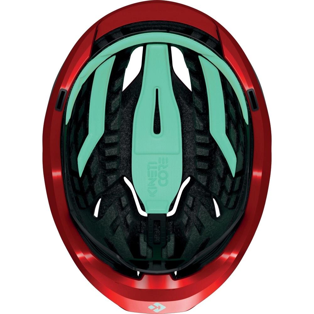 LAZER Helm Vento KinetiCore Road Metallic Red (M) - aerodynamischer Rennradhelm