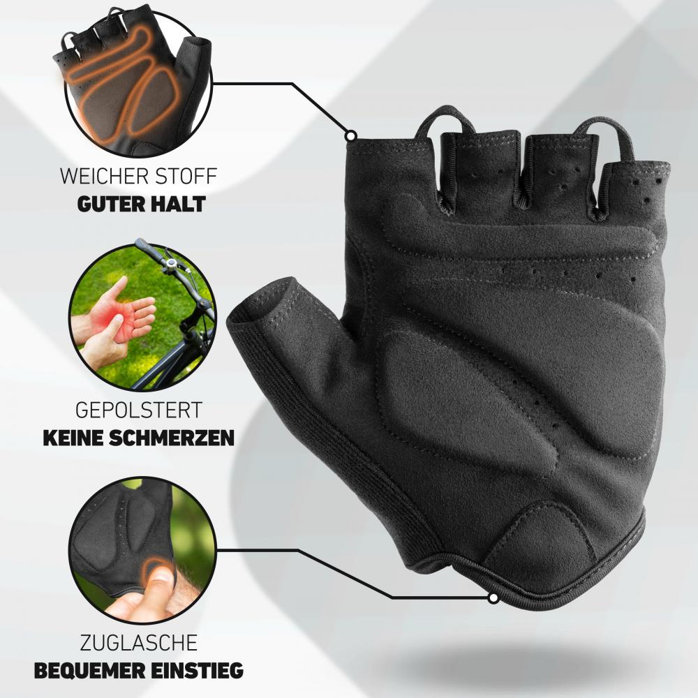 Valkental Handschuhe BikeRider Essential Gr. XS Schwarz