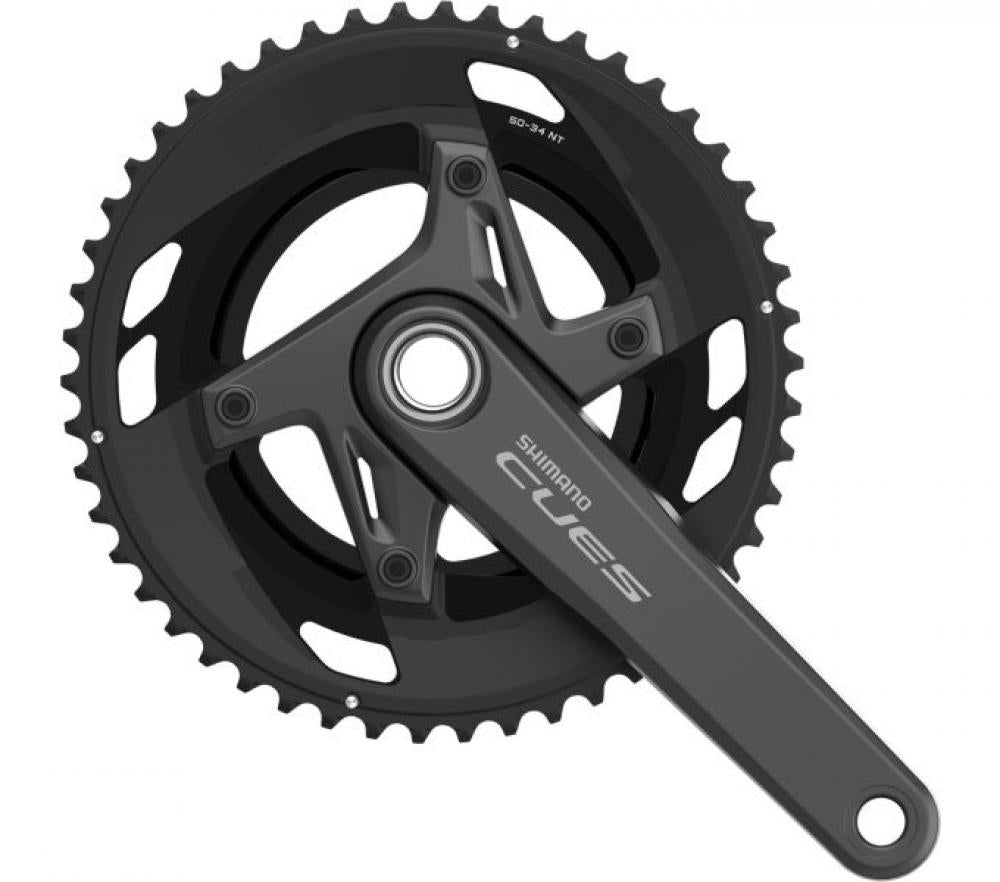 SHIMANO Kurbelgarnitur CUES FC-U6040-2 Hollowtech II - 6040-2, 2,, 170mm, 50x34, 10-fach