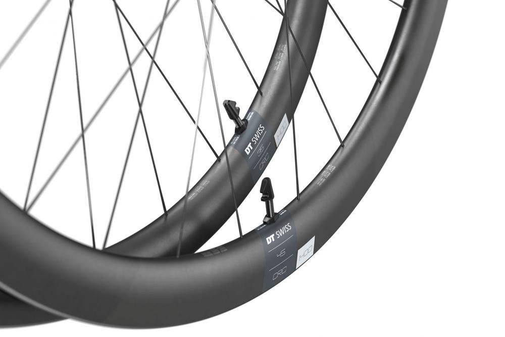 DT Swiss Laufrad CRC 1400 Spline Disc 622 x 22 mm Schwarz - aerodynamisches Carbon-Hinterrad
