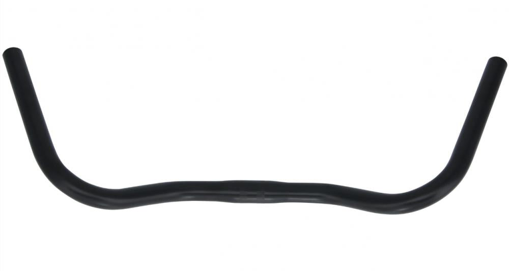 Ergotec Stuttgarter Lenker 550mm schwarz Stahl, ergonomischer City- und Trekkinglenker, Safety Level 3.