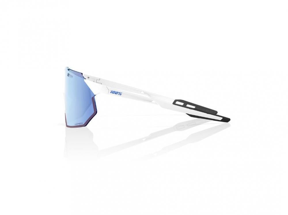 100% Hypercraft SQ - HiPER Mirror unis Soft Tact White - ultraleichte Performance-Sportbrille