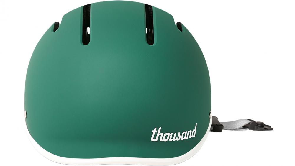 Thousand JR Kinderfahrradhelm Going Green XS 49-53 cm - leichter sicherer Fahrradhelm mit Dial-Fit System, Belüftung und abnehmbarem Visier