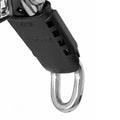 Busch & Müller Kabelkanal 475KPB, schwarzes Kunststoff-Zubehör für Lampenhalter mit Metallbügel.