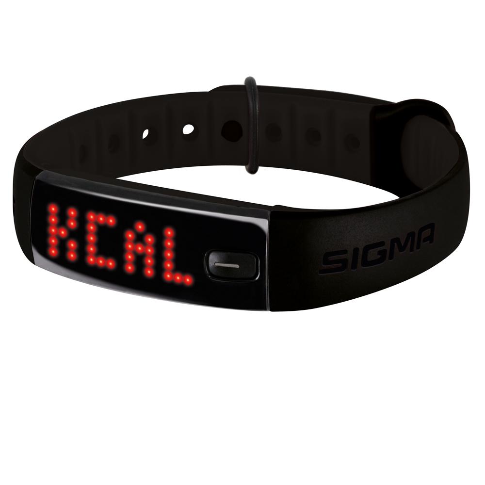 Sigma Fitness Tracker Activio Schwarz - Aktivitätstracker mit 8 Tage Akkulaufzeit
