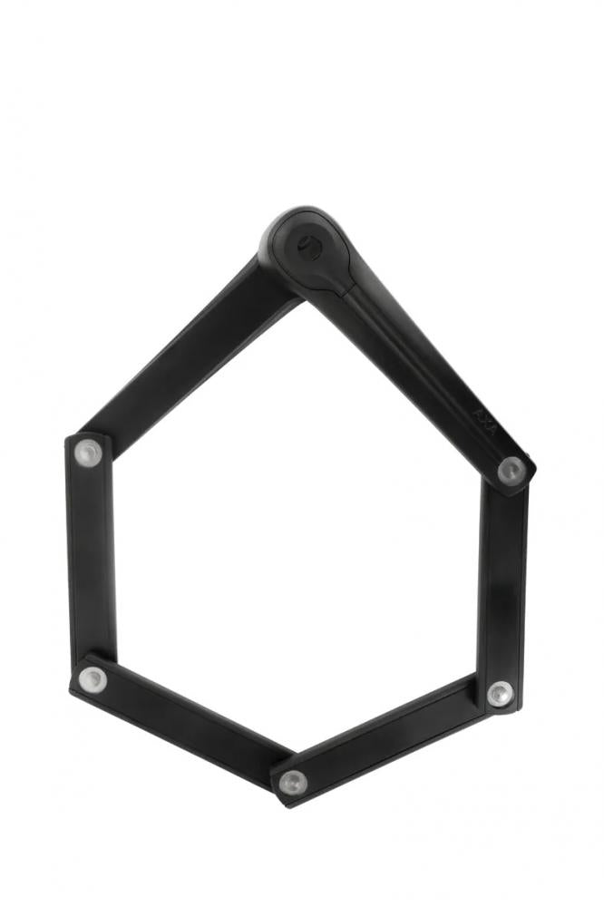 AXA Faltschloss Fold 85 - 850 mm Fahrradschloss mit Sicherheitsstufe 8/15 - Schwarz