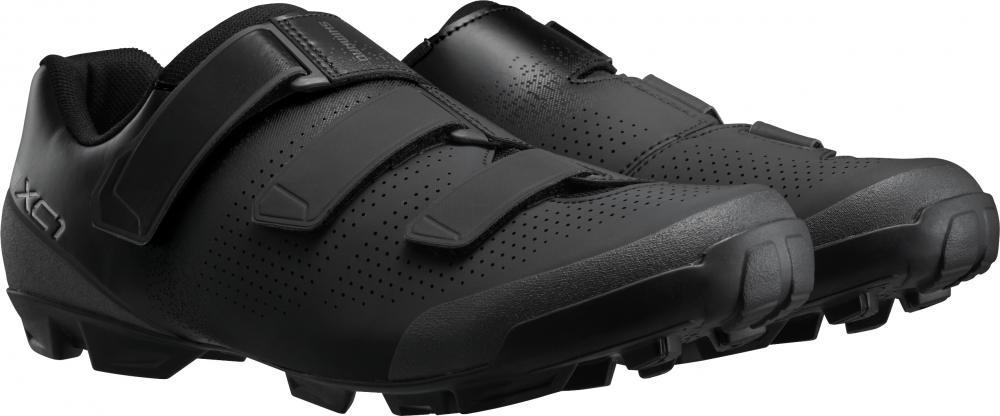 SHIMANO Fahrradschuhe XC102 Herren/Damen MTB SPD Fahrradschuhe Größe 46 Schwarz