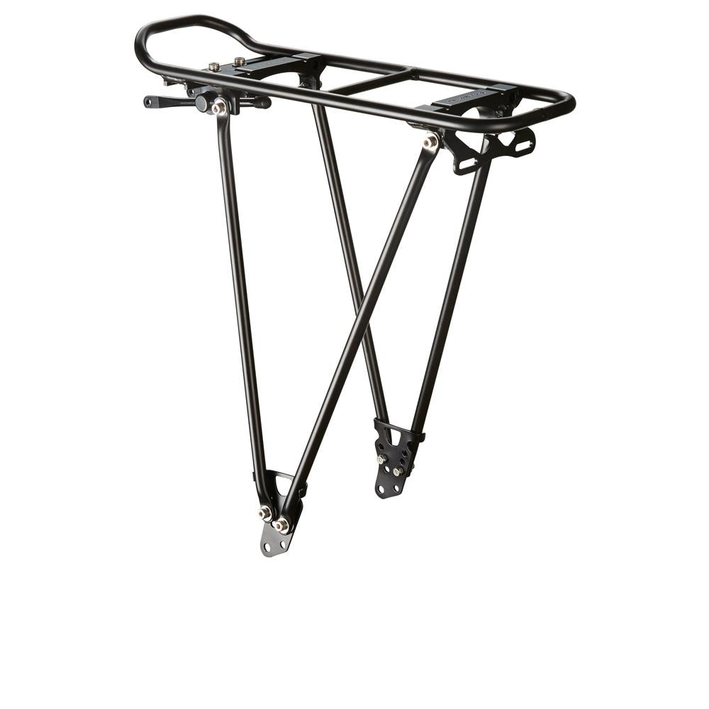 racktime FOLDIT ADJUSTABLE 2.0 Gepäckträger 24""-29"" Schwarz - Universeller Fahrradträger mit Snapit 2.0