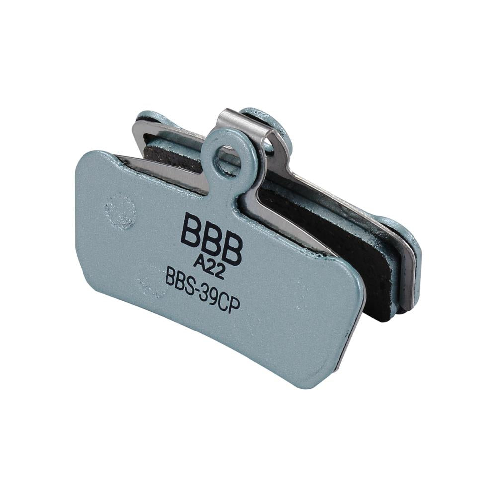 BBB Cycling DiscStop Coolfin BBS-39CP Stahlblau - organische Disc-Bremsbeläge für starke Kontrolle