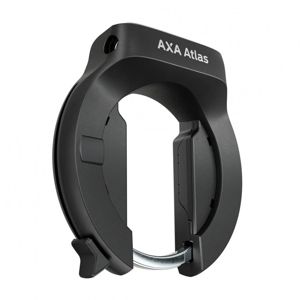 AXA Atlas Rahmenschloss 58mm, schwarz, für extra starken Diebstahlschutz am Fahrrad.