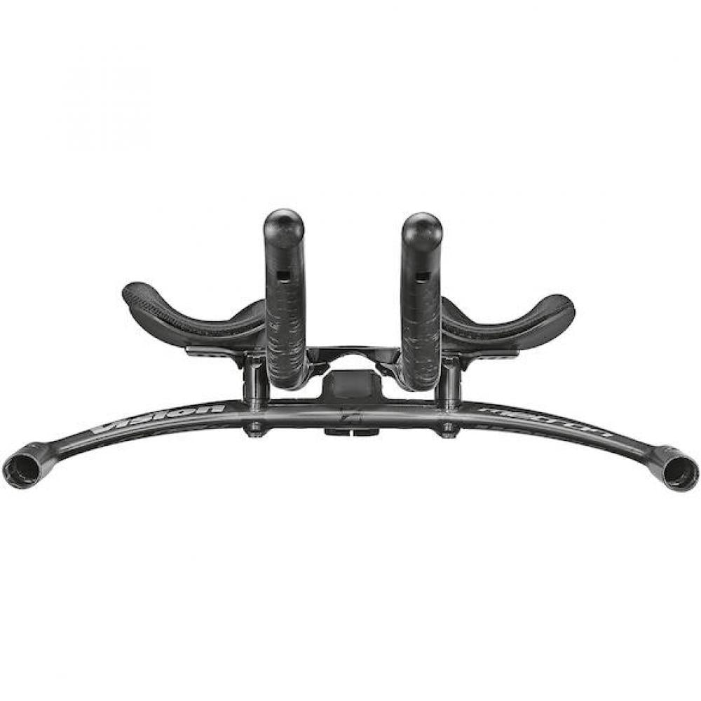 Vision Lenker Metron TFA Aerobar 400 mm Schwarz - aerodynamisches Triathlon-Cockpit