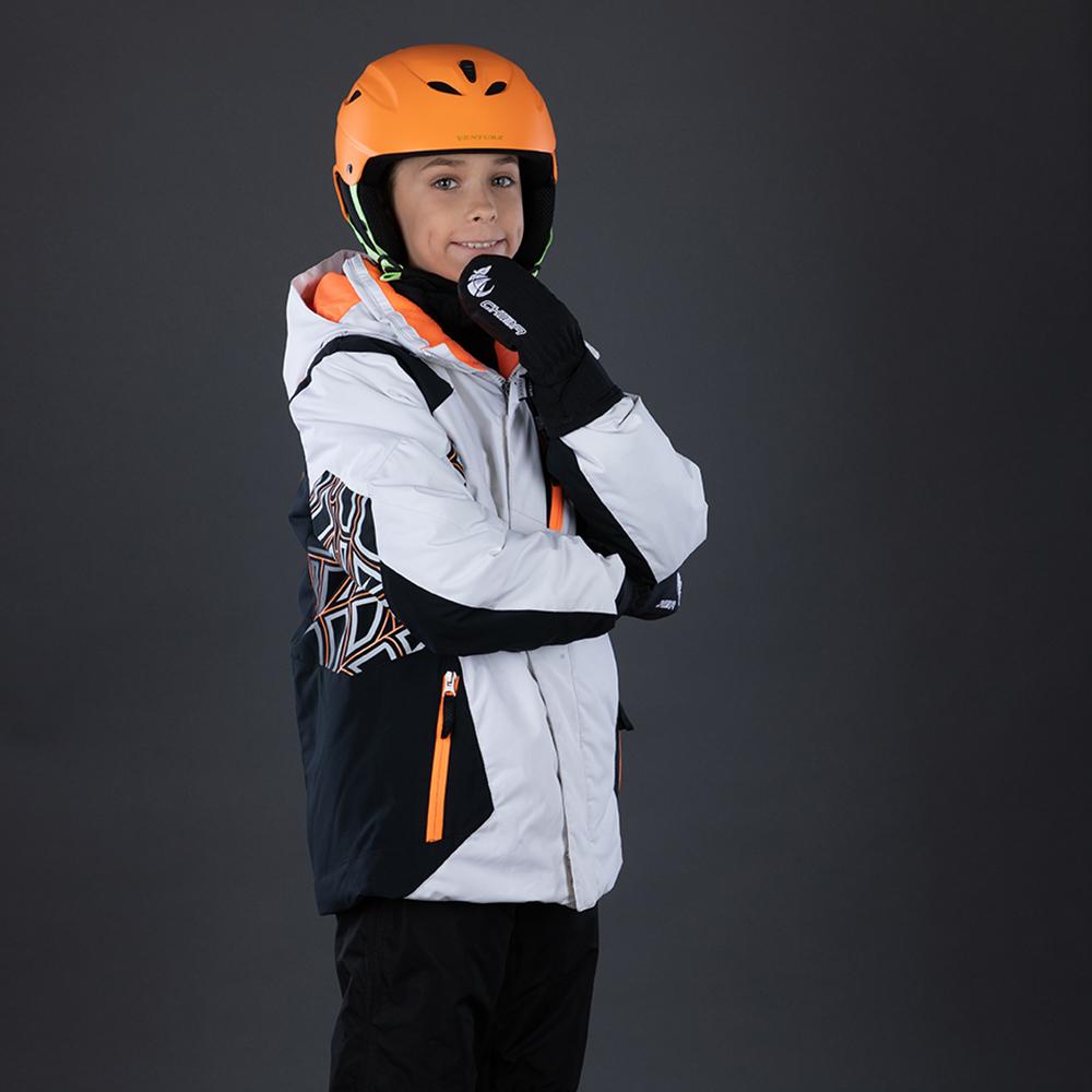 CHIBA Kids Basic Mitten - wasserdichte Kinder-Fäustlinge schwarz, Größe I