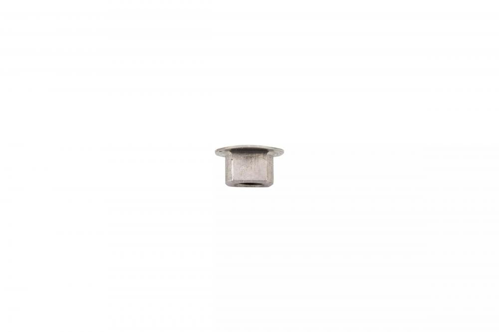 BLT Custom Downtube Protector Mounting Nut M4x0.7 - Steel Silver Finish - Befestigungsmutter