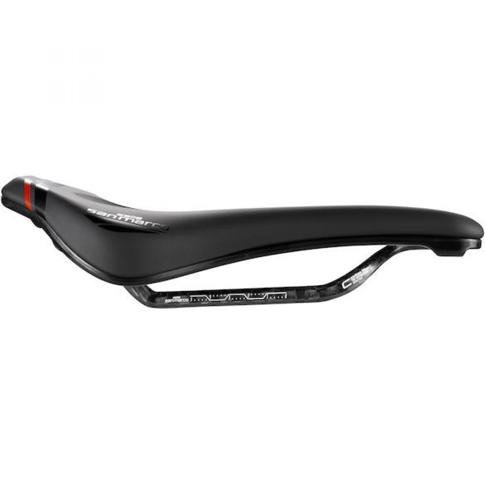 Selle San Marco Sattel Ground Shield Carbon FX 155 x 255 mm Schwarz - MTB-Sattel mit Schutzschild