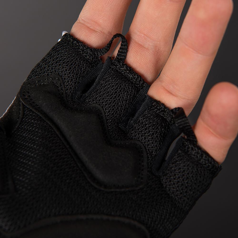 CHIBA BioXCell Air - Radhandschuhe kurz, weiß, atmungsaktiv, Gelpolsterung, Größe M